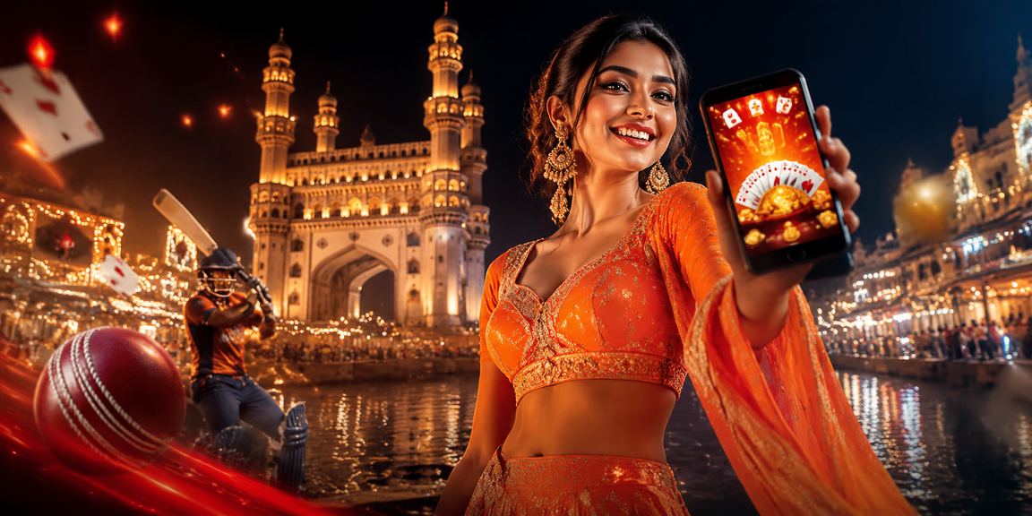 Hyderabad Charminar illuminated with cricket betting experience